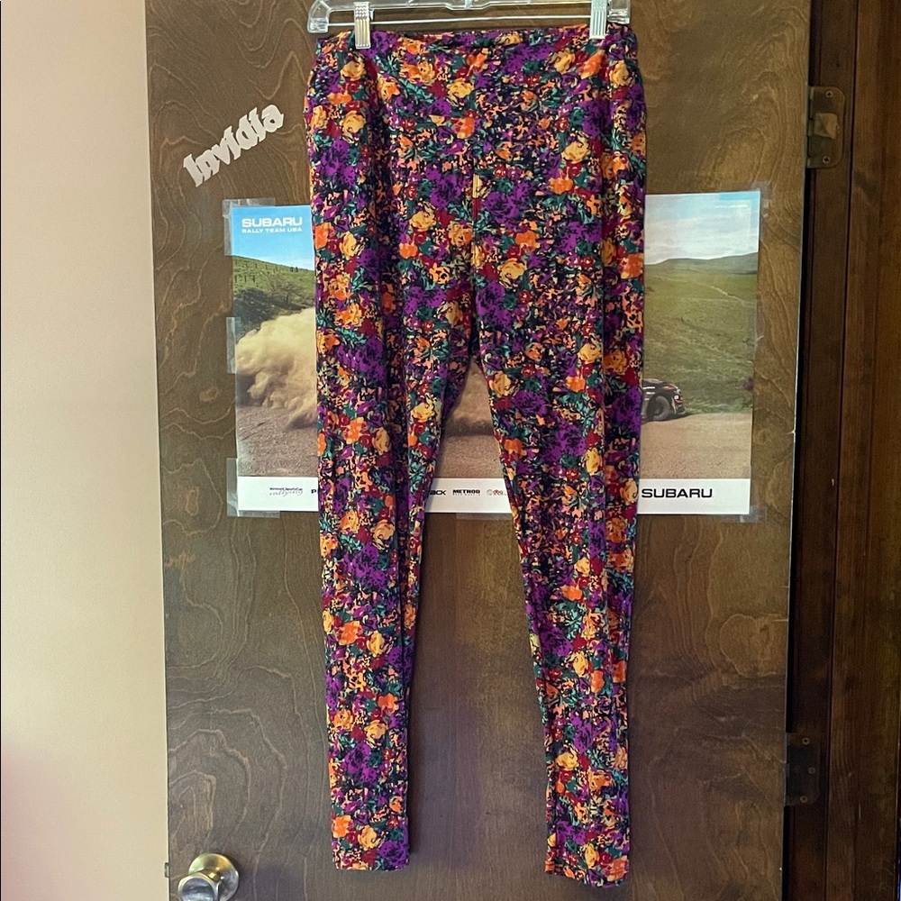 Colorful LuLaRoe T&C Floral Leggings
